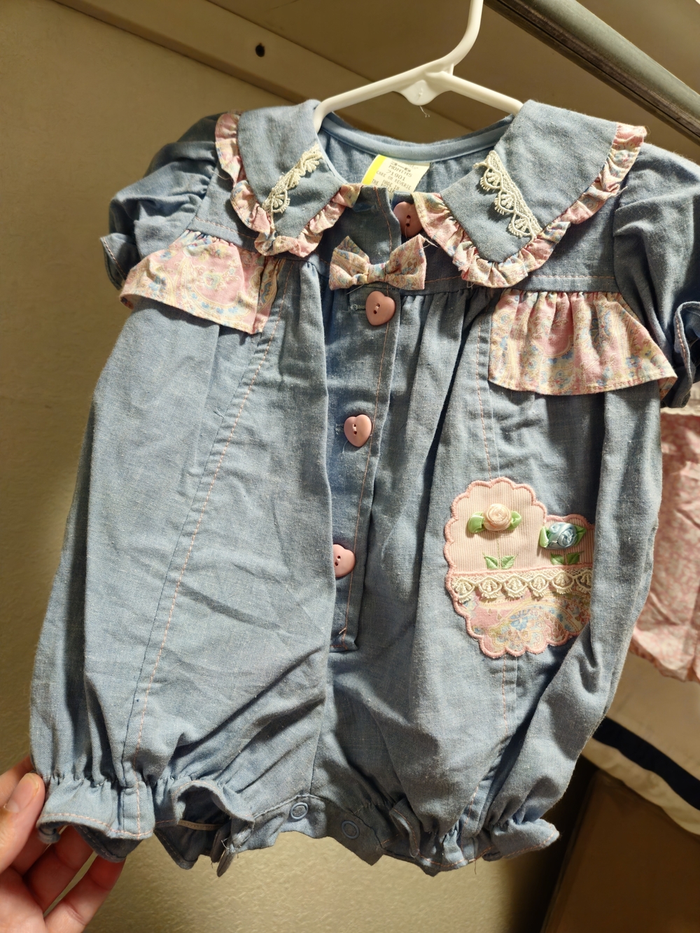 Vintage Denim Style Bubble